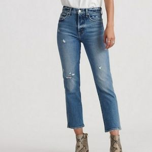 Lucky Brand Authentic Straight Crop Jeans